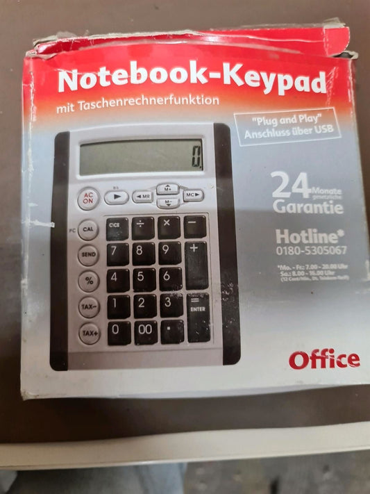 Taschenrechner Keypad für Notebook per USB